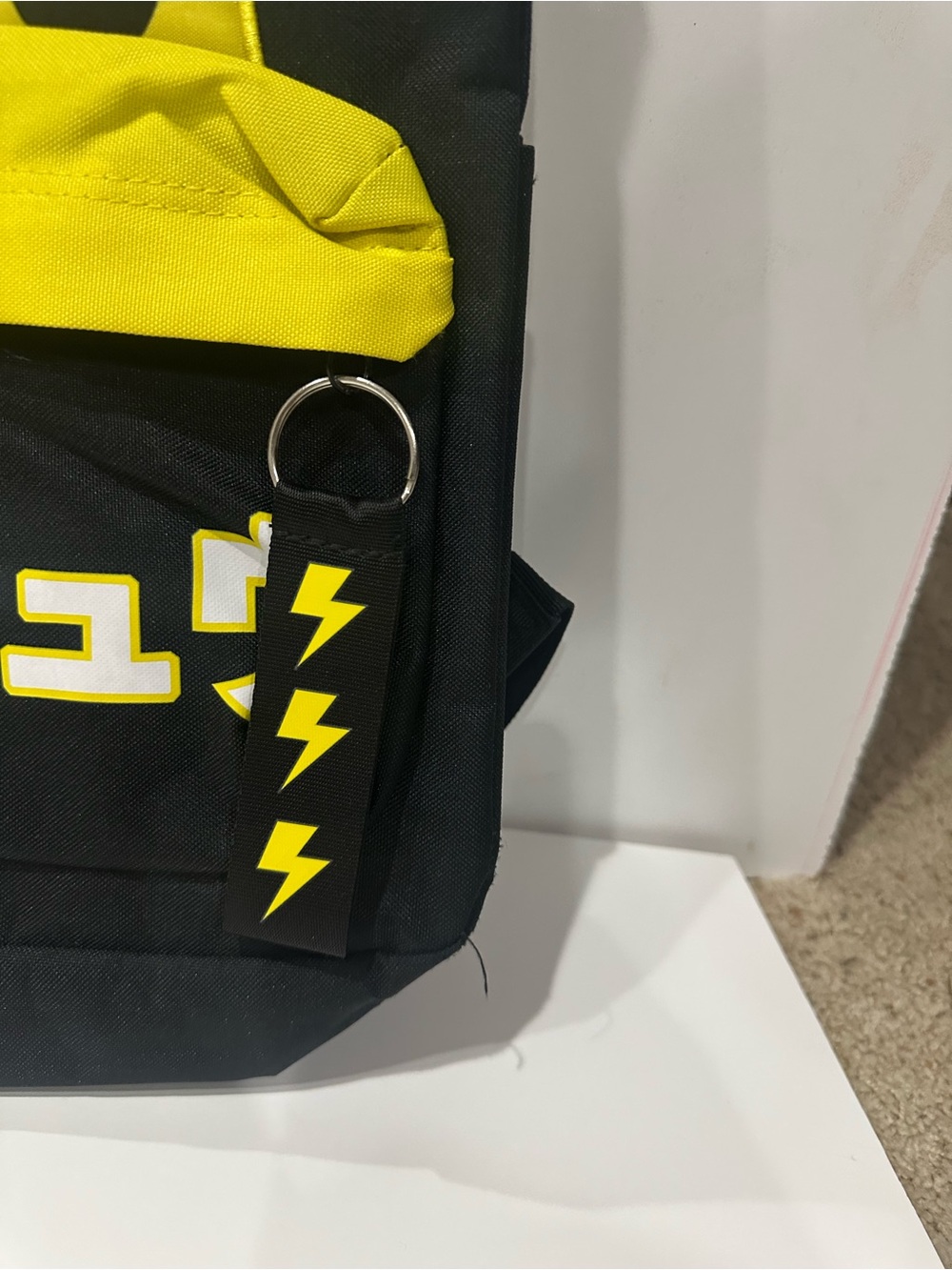 Pokémon Pikachu Backpack Black Yellow Anime School Bag BioWorld 2022 - Picture 2 of 8